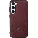 Mercedes Etui Mercedes do Samsung Galaxy S23 HardCase Leather Urban Bengale czerwony