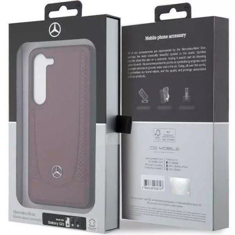 Mercedes Etui Mercedes do Samsung Galaxy S23 HardCase Leather Urban Bengale czerwony Mercedes Etui Mercedes do Samsung Galaxy S23 HardCase Leather Urban Bengale czerwony