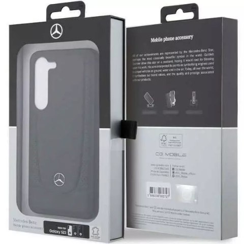 Mercedes Etui Mercedes do Samsung Galaxy S23 HardCase Leather Urban Czarny Mercedes Etui Mercedes do Samsung Galaxy S23 HardCase Leather Urban Czarny