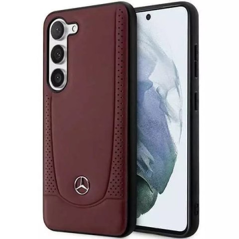 Mercedes Etui Mercedes do Samsung Galaxy S23+ Plus HardCase Leather Urban Bengale czerwony Mercedes Etui Mercedes do Samsung Galaxy S23+ Plus HardCase Leather Urban Bengale czerwony
