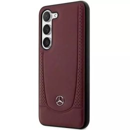 Mercedes Etui Mercedes do Samsung Galaxy S23+ Plus HardCase Leather Urban Bengale czerwony