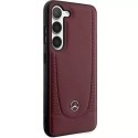 Mercedes Etui Mercedes do Samsung Galaxy S23+ Plus HardCase Leather Urban Bengale czerwony