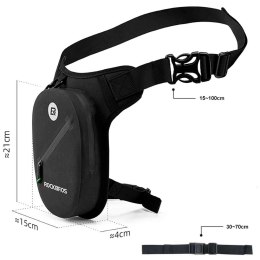 RockBros Szaszetka biodrowa nerka wodoodporna RockBros Belt Bag Waterproof AS-081 torba na biodro na akcesoria Czarna