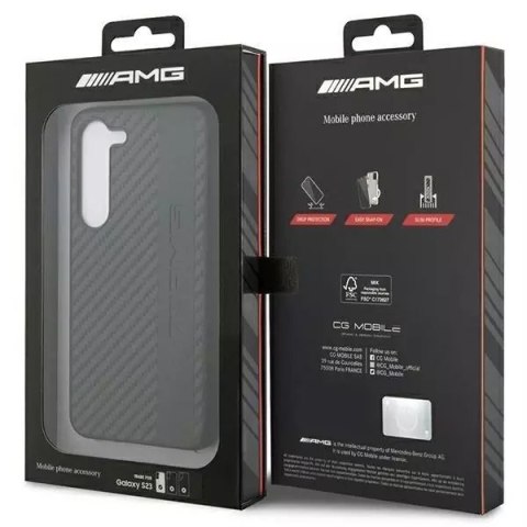 Samsung Etui AMG do Samsung Galaxy S23 HardCase Carbon Stripe&Embossed czarny Samsung Etui AMG do Samsung Galaxy S23 HardCase Carbon Stripe&Embossed czarny