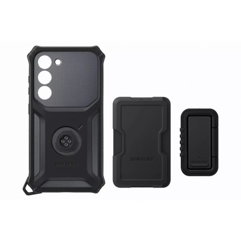 Samsung Etui Samsung Rugged Gadget Case do Samsung Galaxy S23 pancerny pokrowiec ring holder podstawka szare Samsung Etui Samsung Rugged Gadget Case do Samsung Galaxy S23 pancerny pokrowiec ring holder podstawka szare