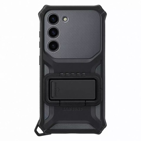 Samsung Etui Samsung Rugged Gadget Case do Samsung Galaxy S23 pancerny pokrowiec ring holder podstawka szare Samsung Etui Samsung Rugged Gadget Case do Samsung Galaxy S23 pancerny pokrowiec ring holder podstawka szare