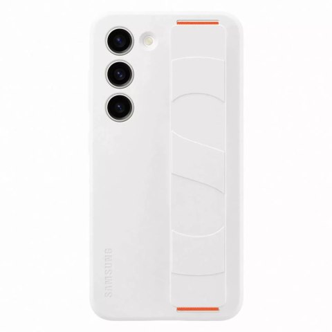 Samsung Etui Samsung Silicone Grip Cover do Samsung Galaxy S23 pokrowiec z paskiem na rękę białe (EF-GS911TWEGWW) Samsung Etui Samsung Silicone Grip Cover do Samsung Galaxy S23 pokrowiec z paskiem na rękę białe (EF-GS911TWEGWW)