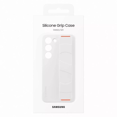 Samsung Etui Samsung Silicone Grip Cover do Samsung Galaxy S23 pokrowiec z paskiem na rękę białe (EF-GS911TWEGWW) Samsung Etui Samsung Silicone Grip Cover do Samsung Galaxy S23 pokrowiec z paskiem na rękę białe (EF-GS911TWEGWW)