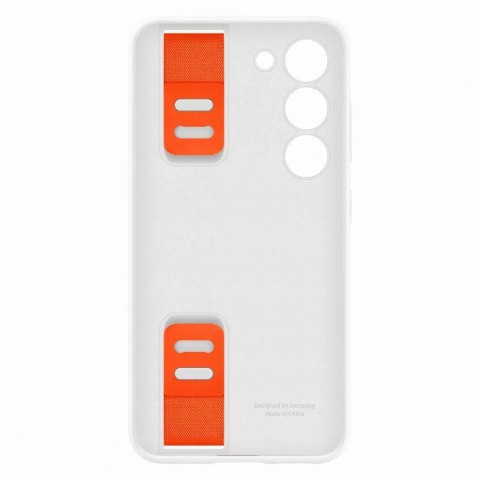 Samsung Etui Samsung Silicone Grip Cover do Samsung Galaxy S23 pokrowiec z paskiem na rękę białe (EF-GS911TWEGWW) Samsung Etui Samsung Silicone Grip Cover do Samsung Galaxy S23 pokrowiec z paskiem na rękę białe (EF-GS911TWEGWW)