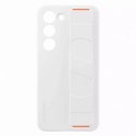 Samsung Etui Samsung Silicone Grip Cover do Samsung Galaxy S23 pokrowiec z paskiem na rękę białe (EF-GS911TWEGWW)