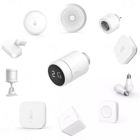 Aqara Aqara E1 Termostat Głowica do grzejnika Zigbee EU Aqara Aqara E1 Termostat Głowica do grzejnika Zigbee EU
