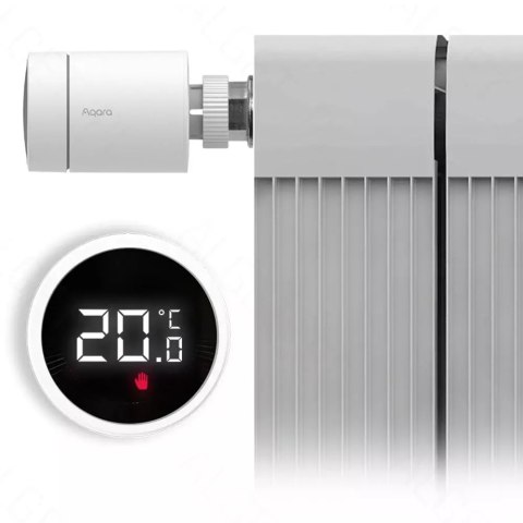 Aqara Aqara E1 Termostat Głowica do grzejnika Zigbee EU Aqara Aqara E1 Termostat Głowica do grzejnika Zigbee EU