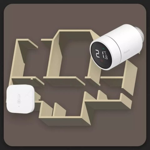 Aqara Aqara E1 Termostat Głowica do grzejnika Zigbee EU Aqara Aqara E1 Termostat Głowica do grzejnika Zigbee EU