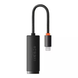 Baseus Adapter sieciowy Baseus Lite Series USB-C do RJ45 (czarny)