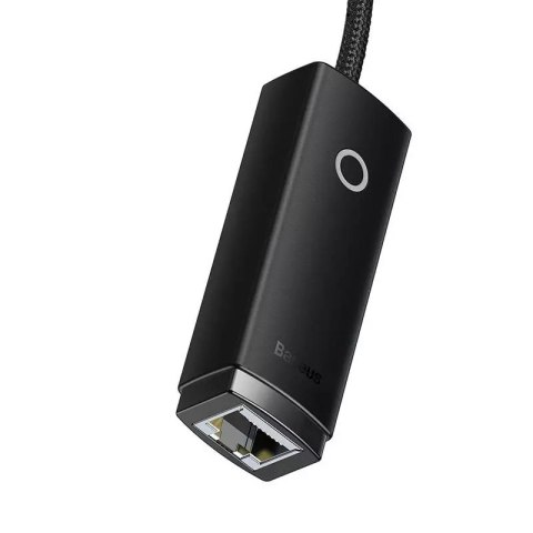 Baseus Adapter sieciowy Baseus Lite Series USB-C do RJ45 (czarny) Baseus Adapter sieciowy Baseus Lite Series USB-C do RJ45 (czarny)