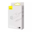 Baseus Adapter sieciowy Baseus Lite Series USB-C do RJ45 (czarny)