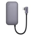 Baseus Hub 4w1 Baseus PadJoy Series USB-C do USB 3.0 + HDMI + USB-C PD + jack 3.5mm (Szary)