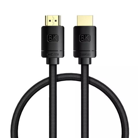 Baseus Kabel HDMI do HDMI Baseus High Definition 0.5m, 8K (czarny) Baseus Kabel HDMI do HDMI Baseus High Definition 0.5m, 8K (czarny)