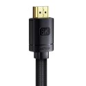 Baseus Kabel HDMI do HDMI Baseus High Definition 0.5m, 8K (czarny)
