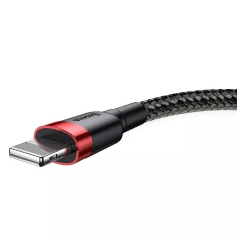 Baseus Kabel Lightning USB Baseus Cafule 2A 3m (czarno-czerwony) Baseus Kabel Lightning USB Baseus Cafule 2A 3m (czarno-czerwony)