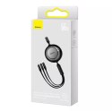 Baseus Kabel USB 3w1 Baseus Bright Mirror 3, micro USB / Lightning / USB-C, 66W / 2A, 1.1m (czarny)