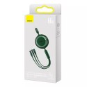 Baseus Kabel USB 3w1 Baseus Bright Mirror 3, micro USB / Lightning / USB-C, 66W / 2A, 1.1m (zielony)