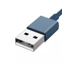 Baseus Kabel USB 3w1 Baseus Superior Series, USB do micro USB / USB-C / Lightning, 3.5A, 1.2m (niebieski)