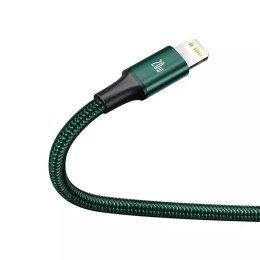 Baseus Kabel USB-C 3w1 Baseus Rapid Series, micro USB / Lightning / USB-C, 20W, 1.5m (zielony)
