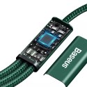 Baseus Kabel USB-C 3w1 Baseus Rapid Series, micro USB / Lightning / USB-C, 20W, 1.5m (zielony)