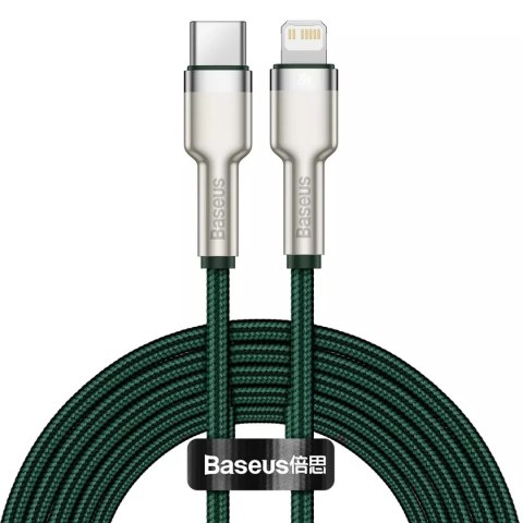 Baseus Kabel USB-C do Lightning Baseus 2m (zielony) Baseus Kabel USB-C do Lightning Baseus 2m (zielony)
