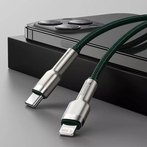 Baseus Kabel USB-C do Lightning Baseus 2m (zielony) Baseus Kabel USB-C do Lightning Baseus 2m (zielony)