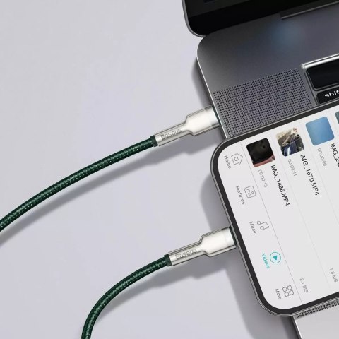 Baseus Kabel USB-C do Lightning Baseus 2m (zielony) Baseus Kabel USB-C do Lightning Baseus 2m (zielony)
