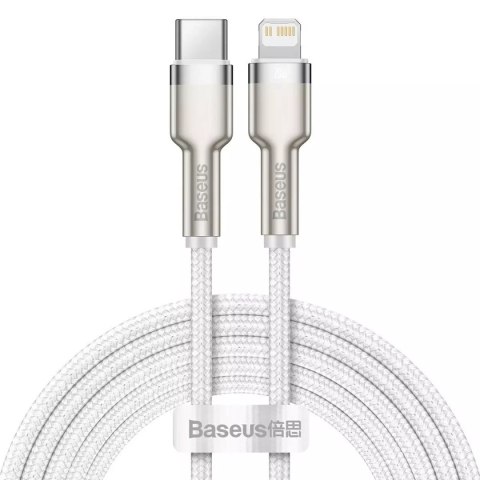 Baseus Kabel USB-C do Lightning Baseus Cafule, PD, 20W, 2m (biały) Baseus Kabel USB-C do Lightning Baseus Cafule, PD, 20W, 2m (biały)