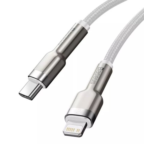 Baseus Kabel USB-C do Lightning Baseus Cafule, PD, 20W, 2m (biały) Baseus Kabel USB-C do Lightning Baseus Cafule, PD, 20W, 2m (biały)