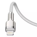 Baseus Kabel USB-C do Lightning Baseus Cafule, PD, 20W, 2m (biały)