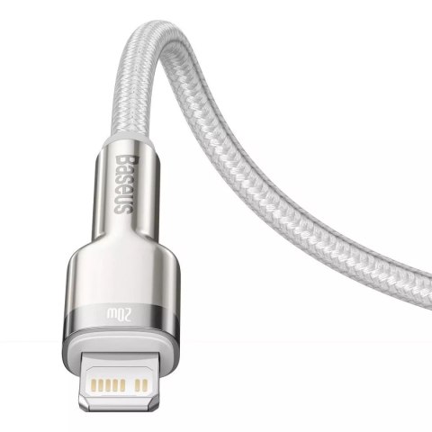 Baseus Kabel USB-C do Lightning Baseus Cafule, PD, 20W, 2m (biały) Baseus Kabel USB-C do Lightning Baseus Cafule, PD, 20W, 2m (biały)