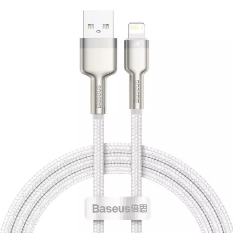 Baseus Kabel USB do Lightning Baseus Cafule, 2.4A, 1m (biały) Baseus Kabel USB do Lightning Baseus Cafule, 2.4A, 1m (biały)