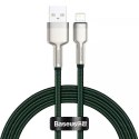 Baseus Kabel USB do Lightning Baseus Cafule, 2.4A, 1m (zielony)