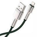 Baseus Kabel USB do Lightning Baseus Cafule, 2.4A, 1m (zielony)