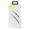 Baseus Kabel USB do Lightning Baseus Cafule, 2.4A, 1m (zielony)