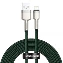 Baseus Kabel USB do Lightning Baseus Cafule, 2.4A, 2m (zielony)