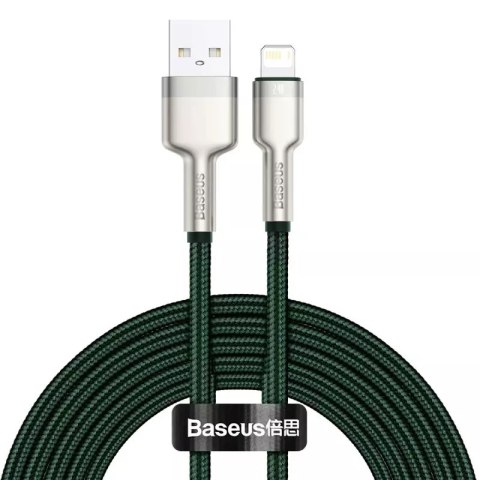 Baseus Kabel USB do Lightning Baseus Cafule, 2.4A, 2m (zielony) Baseus Kabel USB do Lightning Baseus Cafule, 2.4A, 2m (zielony)