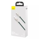Baseus Kabel USB do Lightning Baseus Cafule, 2.4A, 2m (zielony)