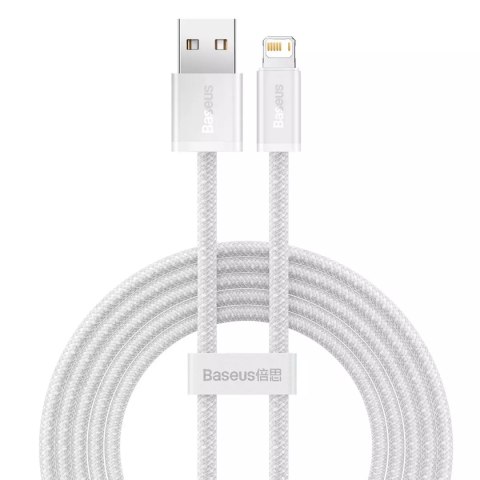 Baseus Kabel USB do Lightning Baseus Dynamic, 2.4A, 1m (biały) Baseus Kabel USB do Lightning Baseus Dynamic, 2.4A, 1m (biały)