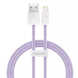 Baseus Kabel USB do Lightning Baseus Dynamic, 2.4A, 1m (fioletowy)