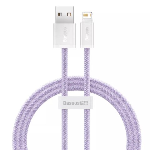 Baseus Kabel USB do Lightning Baseus Dynamic, 2.4A, 1m (fioletowy) Baseus Kabel USB do Lightning Baseus Dynamic, 2.4A, 1m (fioletowy)