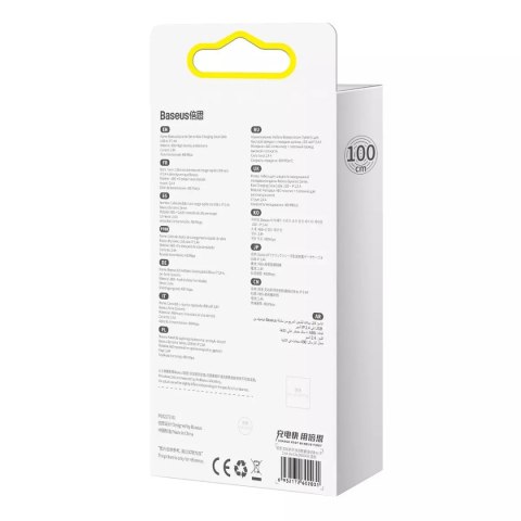 Baseus Kabel USB do Lightning Baseus Dynamic, 2.4A, 1m (niebieski) Baseus Kabel USB do Lightning Baseus Dynamic, 2.4A, 1m (niebieski)