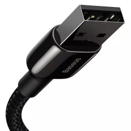 Baseus Kabel USB do Lightning Baseus Tungsten Gold, 2.4A, 1m (czarny)