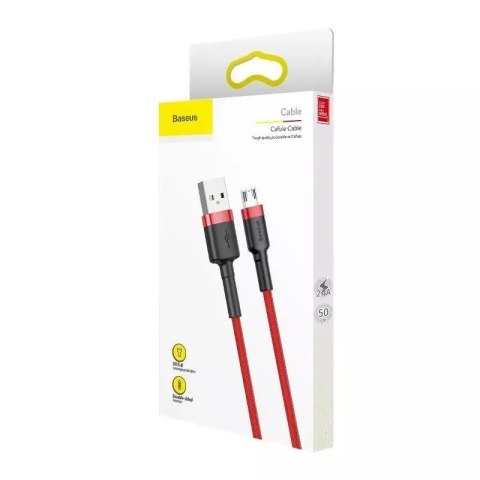 Baseus Kabel USB do Micro USB Baseus Cafule 2.4A 1m Baseus Kabel USB do Micro USB Baseus Cafule 2.4A 1m