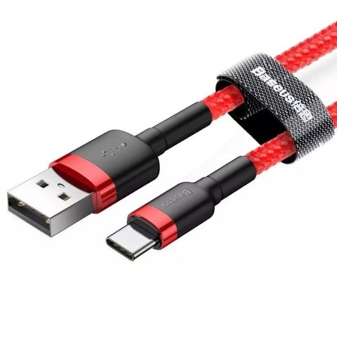 Baseus Kabel USB do USB-C Baseus Cafule 3A 0.5m (czerwony) Baseus Kabel USB do USB-C Baseus Cafule 3A 0.5m (czerwony)